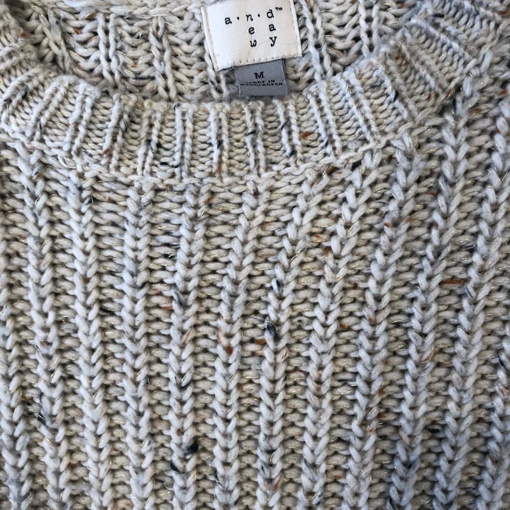 Cute comfy cable sweater